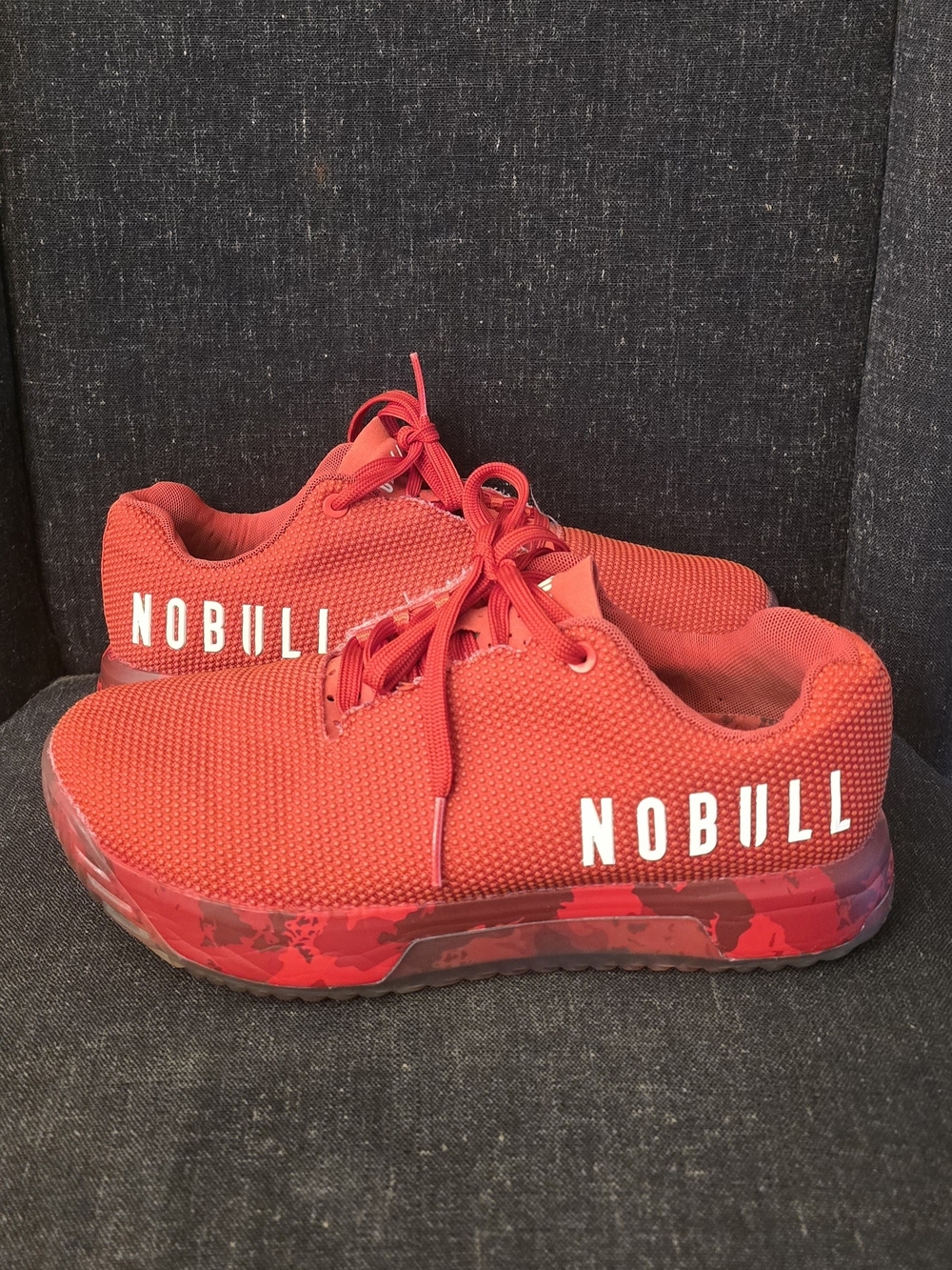No Bull Medeiros Champion Cross Trainer Shoes, Red, Men's 8, Women's 9.5